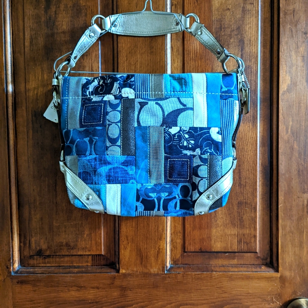 NWT Authentic Coach Patchwork Purse